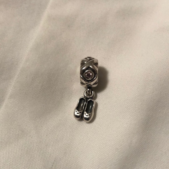 Pandora ballet slippers charm - Picture 1 of 2